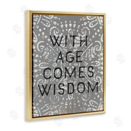 Stupell Studio | With Age Comes Wisdom Boho