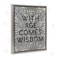 Stupell Studio | With Age Comes Wisdom Boho
