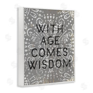 Stupell Studio | With Age Comes Wisdom Boho