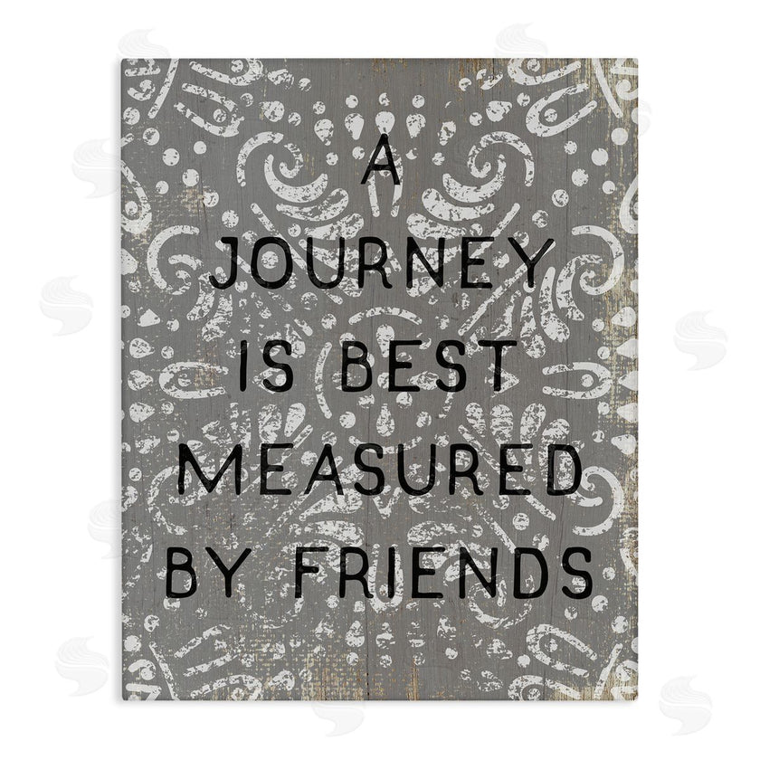 Stupell Studio | Best Measured by Friends Distressed Boho