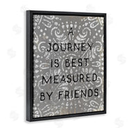 Stupell Studio | Best Measured by Friends Distressed Boho