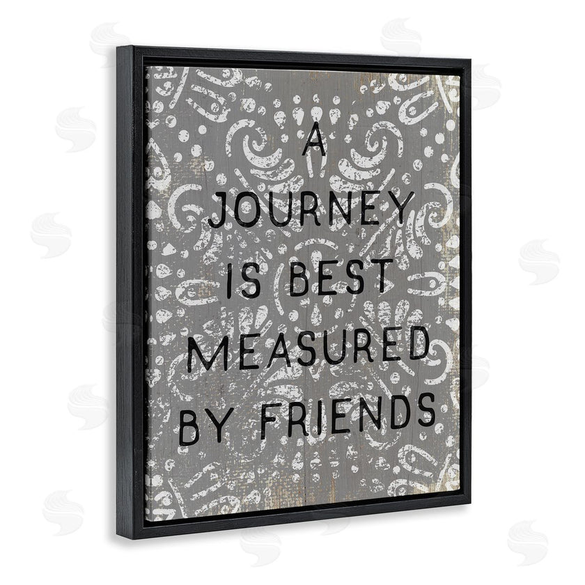 Stupell Studio | Best Measured by Friends Distressed Boho