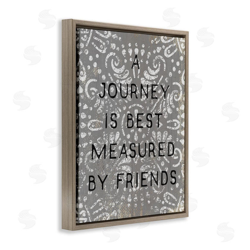 Stupell Studio | Best Measured by Friends Distressed Boho