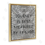 Stupell Studio | Best Measured by Friends Distressed Boho