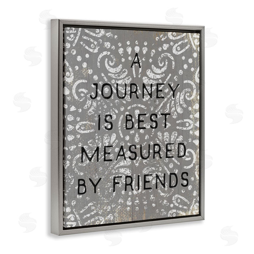 Stupell Studio | Best Measured by Friends Distressed Boho