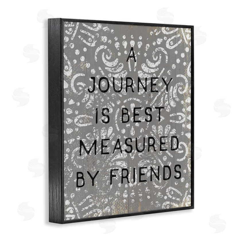 Stupell Studio | Best Measured by Friends Distressed Boho