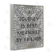 Stupell Studio | Best Measured by Friends Distressed Boho