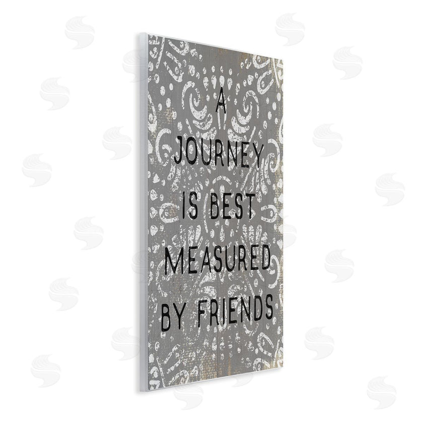 Stupell Studio | Best Measured by Friends Distressed Boho