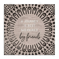 Stupell Studio | Best Measured By Friends Moroccan Pattern