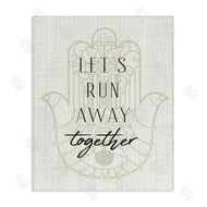 Stupell Studio | Runaway Together Moroccan Khmissa Pattern