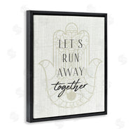 Stupell Studio | Runaway Together Moroccan Khmissa Pattern