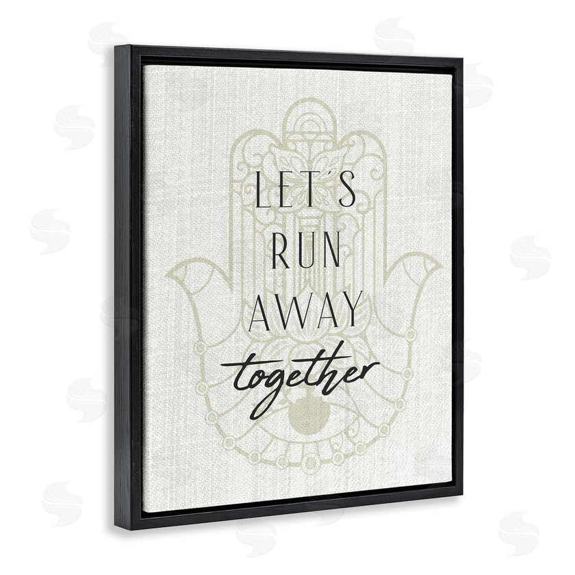 Stupell Studio | Runaway Together Moroccan Khmissa Pattern