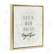 Stupell Studio | Runaway Together Moroccan Khmissa Pattern