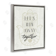 Stupell Studio | Runaway Together Moroccan Khmissa Pattern