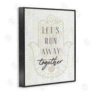Stupell Studio | Runaway Together Moroccan Khmissa Pattern