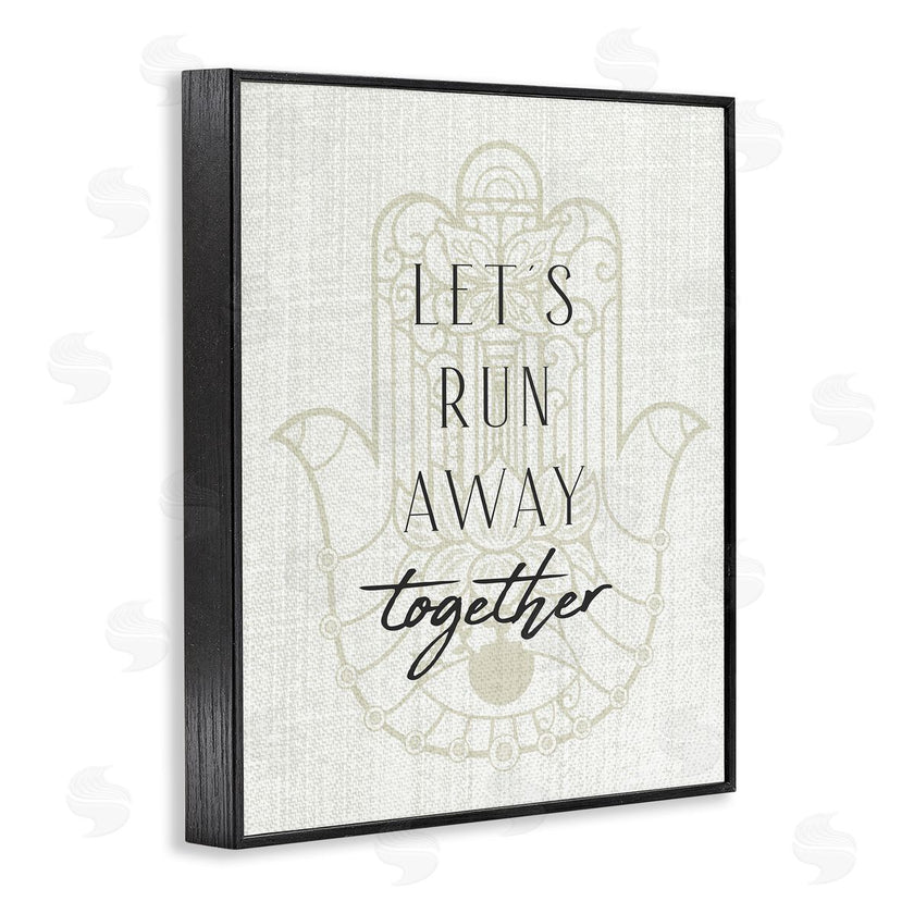 Stupell Studio | Runaway Together Moroccan Khmissa Pattern