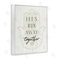 Stupell Studio | Runaway Together Moroccan Khmissa Pattern