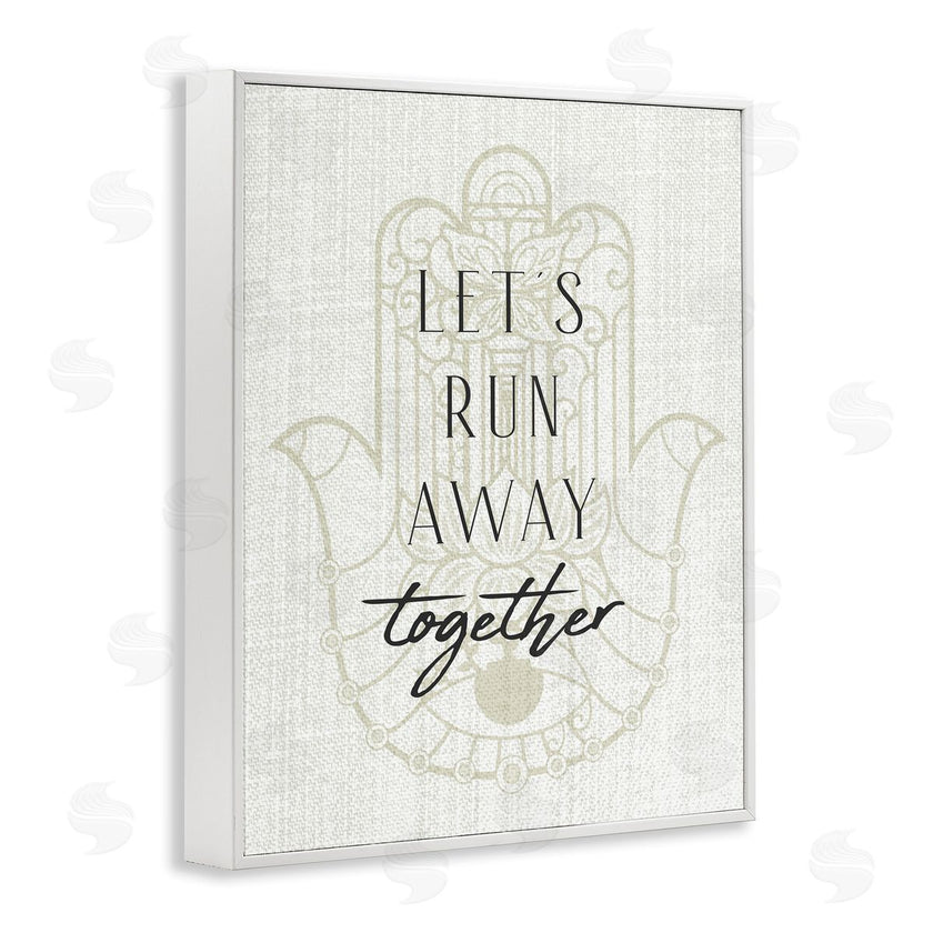Stupell Studio | Runaway Together Moroccan Khmissa Pattern