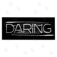 Stupell Studio | Bold Daring Text Paint Stroke