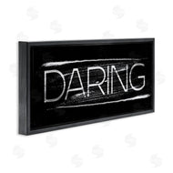 Stupell Studio | Bold Daring Text Paint Stroke