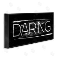 Stupell Studio | Bold Daring Text Paint Stroke