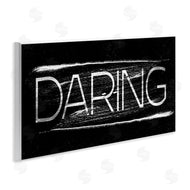 Stupell Studio | Bold Daring Text Paint Stroke