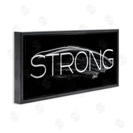 Stupell Studio | Strong Phrase Bold Paint Stroke
