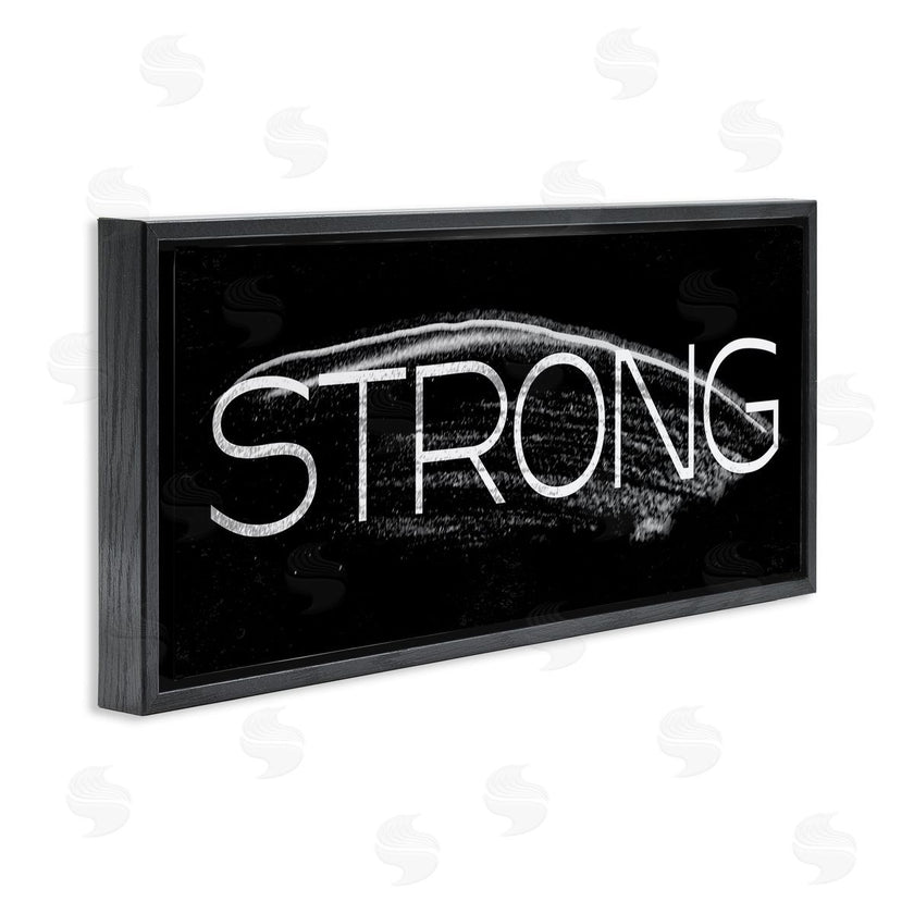 Stupell Studio | Strong Phrase Bold Paint Stroke