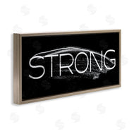 Stupell Studio | Strong Phrase Bold Paint Stroke