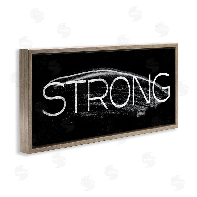 Stupell Studio | Strong Phrase Bold Paint Stroke