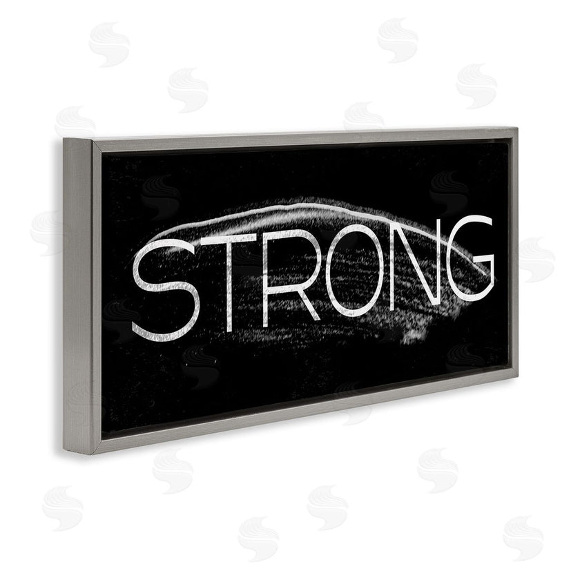 Stupell Studio | Strong Phrase Bold Paint Stroke