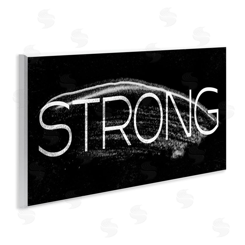 Stupell Studio | Strong Phrase Bold Paint Stroke
