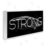 Stupell Studio | Strong Phrase Bold Paint Stroke