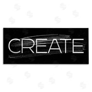 Stupell Studio | Create Text Paint Stroke