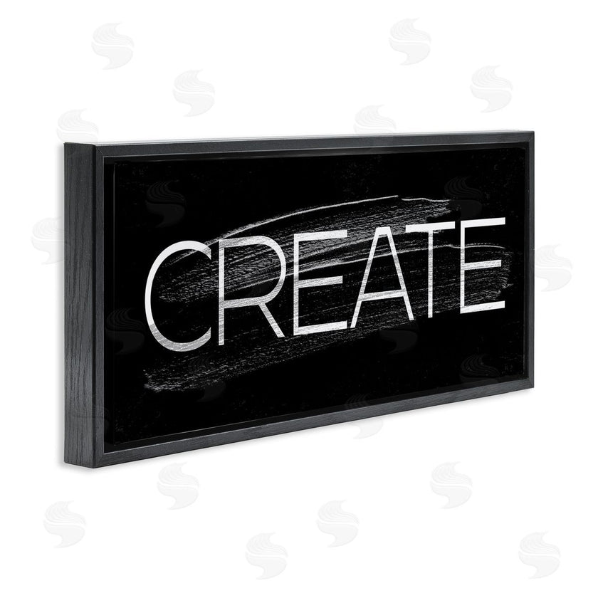 Stupell Studio | Create Text Paint Stroke