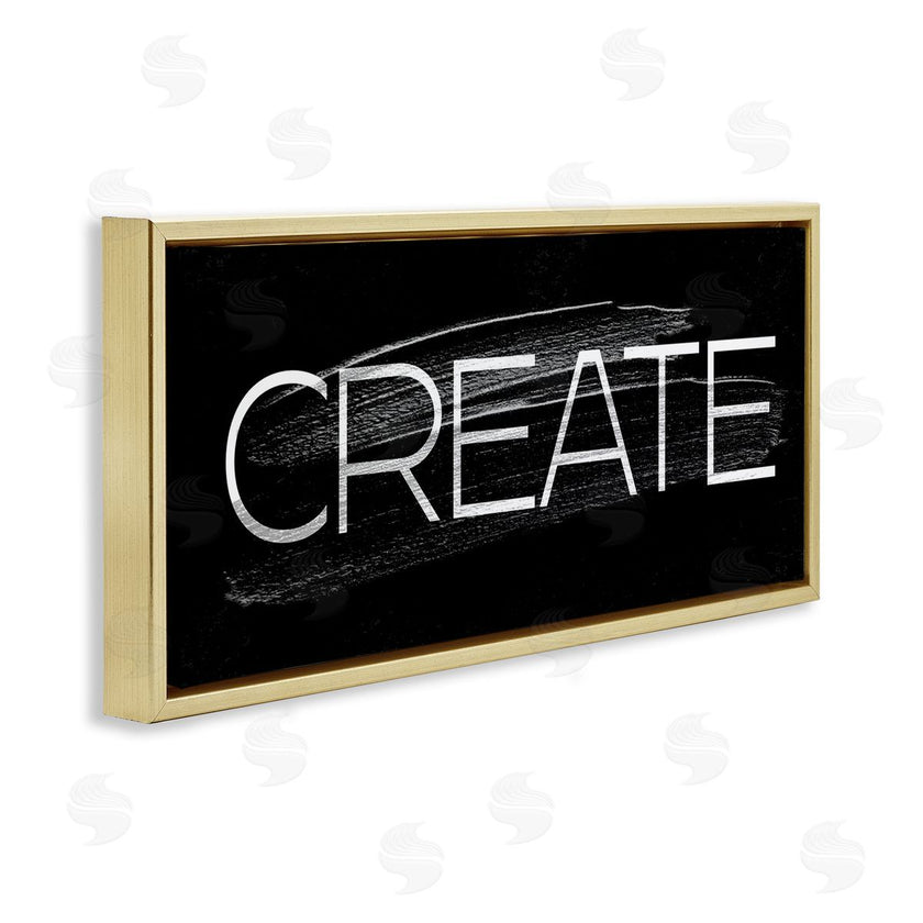 Stupell Studio | Create Text Paint Stroke