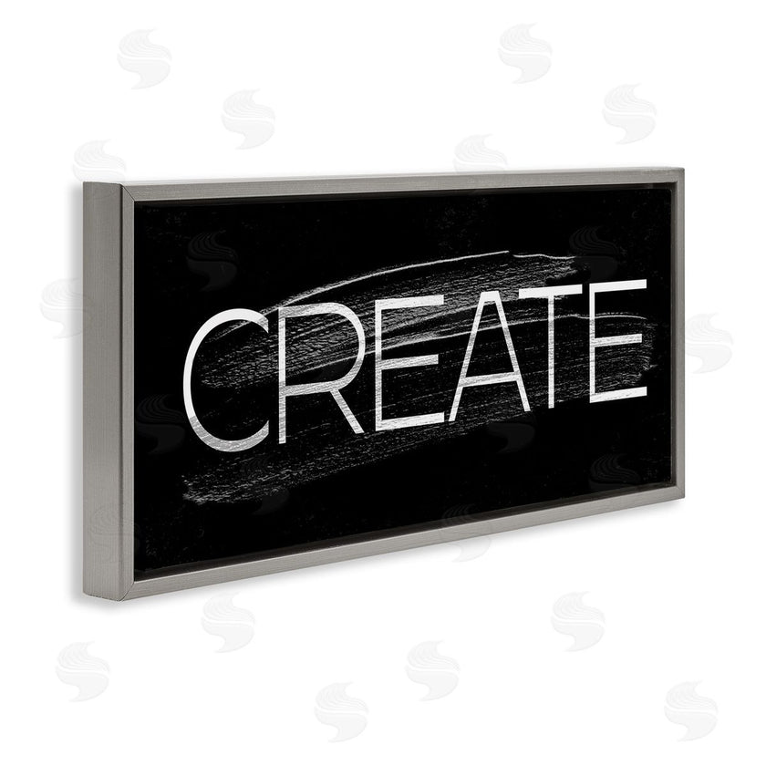 Stupell Studio | Create Text Paint Stroke