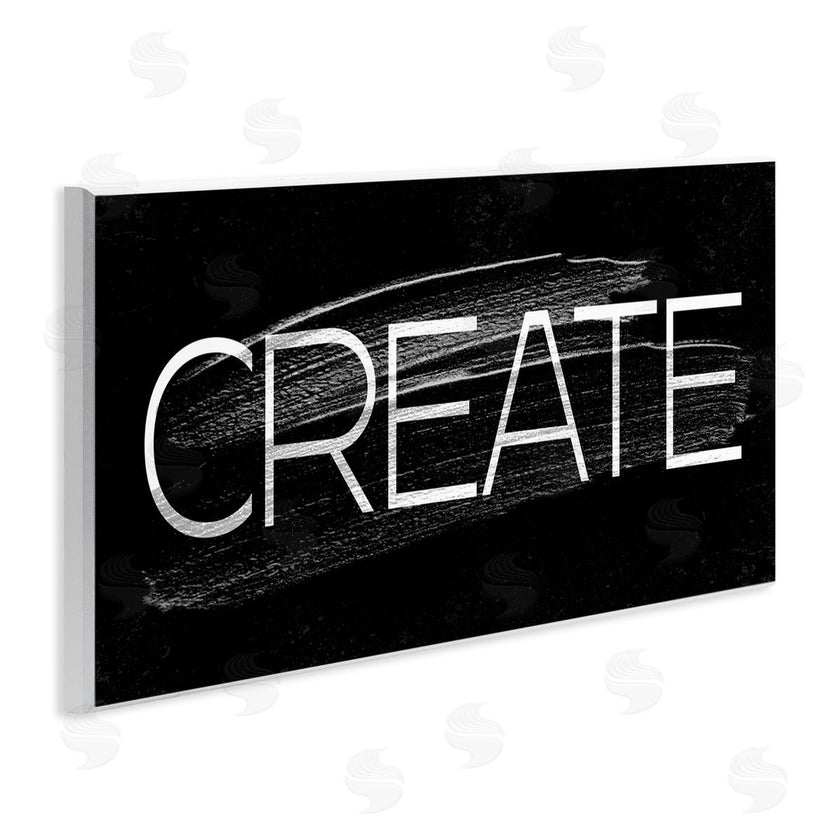 Stupell Studio | Create Text Paint Stroke