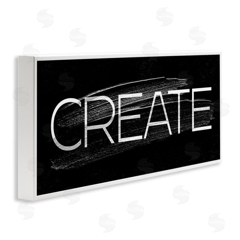 Stupell Studio | Create Text Paint Stroke