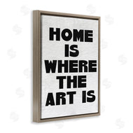 Stupell Studio | Home Is Where Art Is Minimal