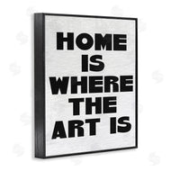 Stupell Studio | Home Is Where Art Is Minimal