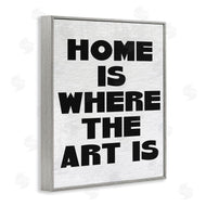 Stupell Studio | Home Is Where Art Is Minimal