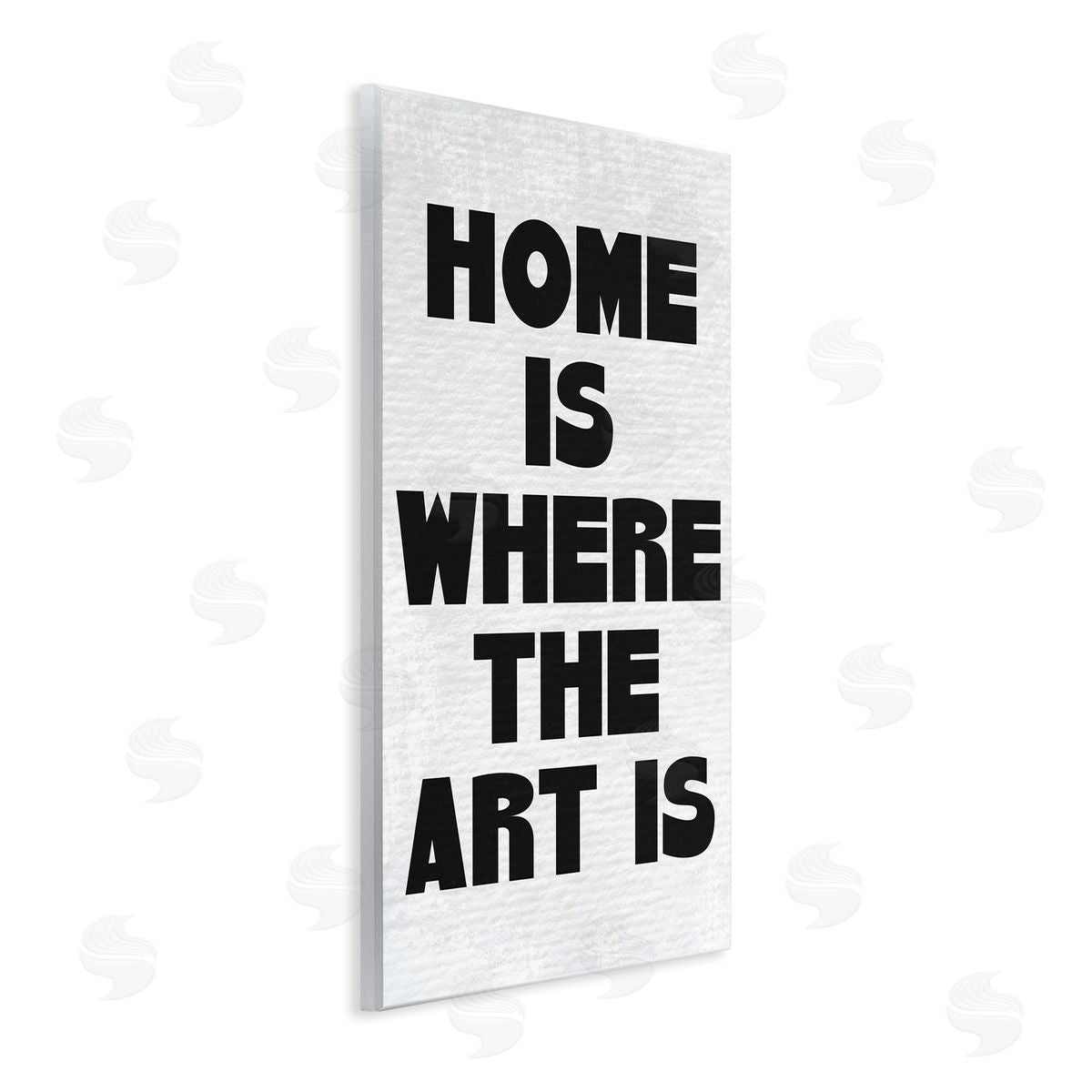 Stupell Studio Home Is Where Art Is Minimal Wall Plaque Art