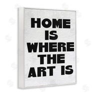 Stupell Studio | Home Is Where Art Is Minimal
