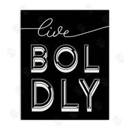 Stupell Studio | Live Boldly Text Pop Typography