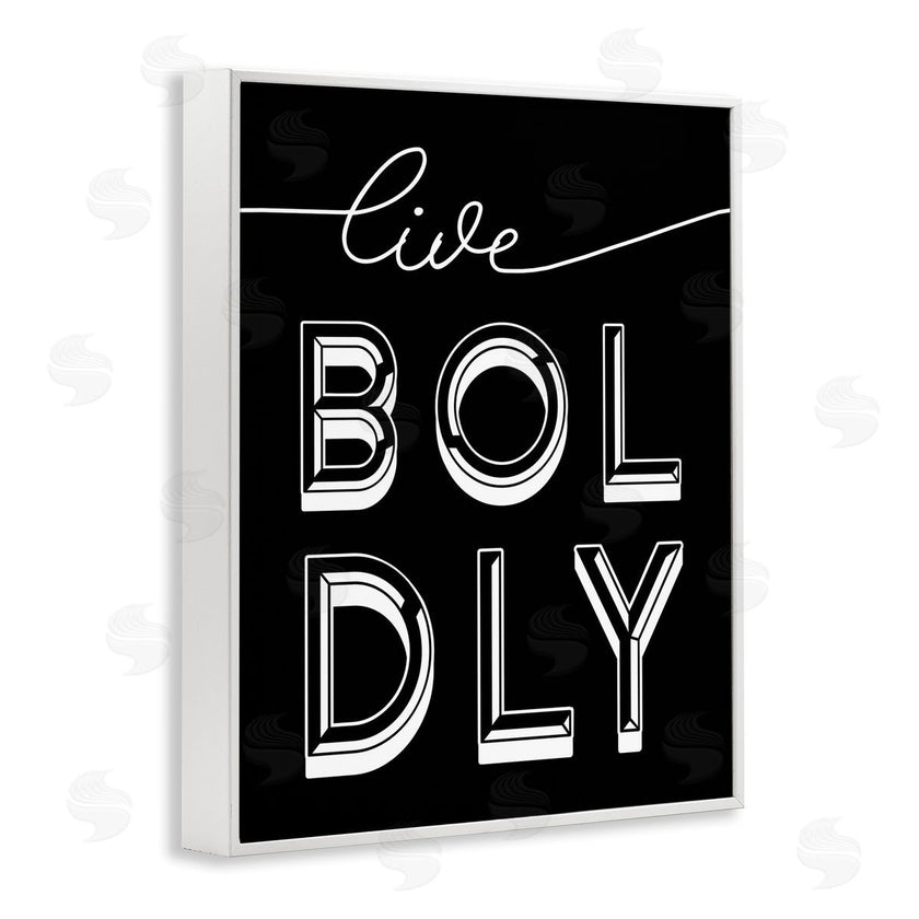 Stupell Studio | Live Boldly Text Pop Typography