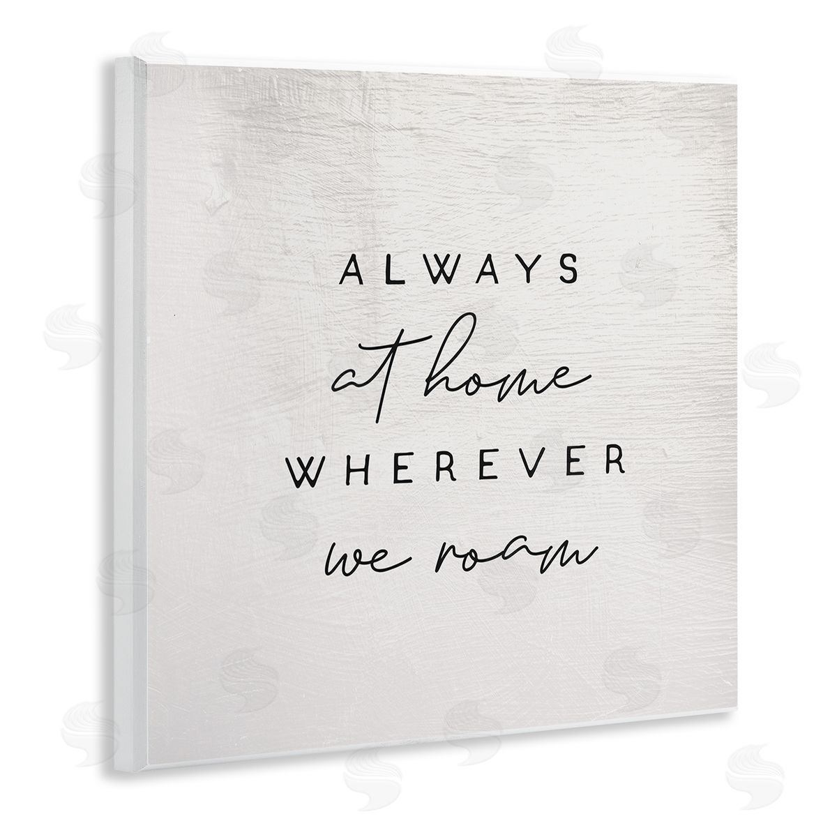 Stupell Studio Home Wherever We Roam Rustic Design Wall Plaque Art