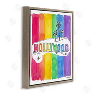 Mark Higden | Vibrant Hollywood Hills Watercolor Rainbow