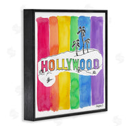 Mark Higden | Vibrant Hollywood Hills Watercolor Rainbow
