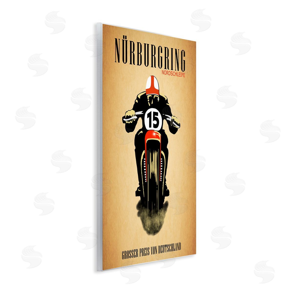 Mark Rogan Vintage German Motorcycle Advertisement Wall Plaque Art